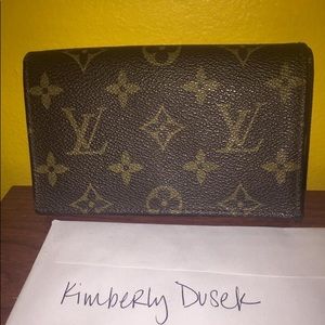 **SOLD** Vintage monogrammed LV wallet!